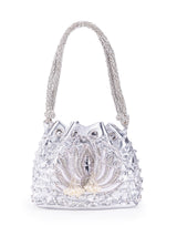 Silver Lotus (Potli)