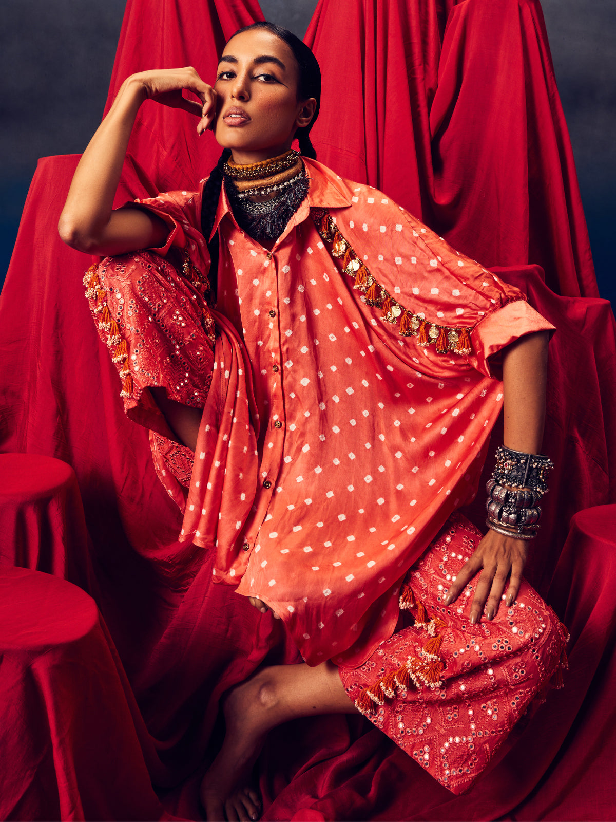 Leander Peach (Co Ords)