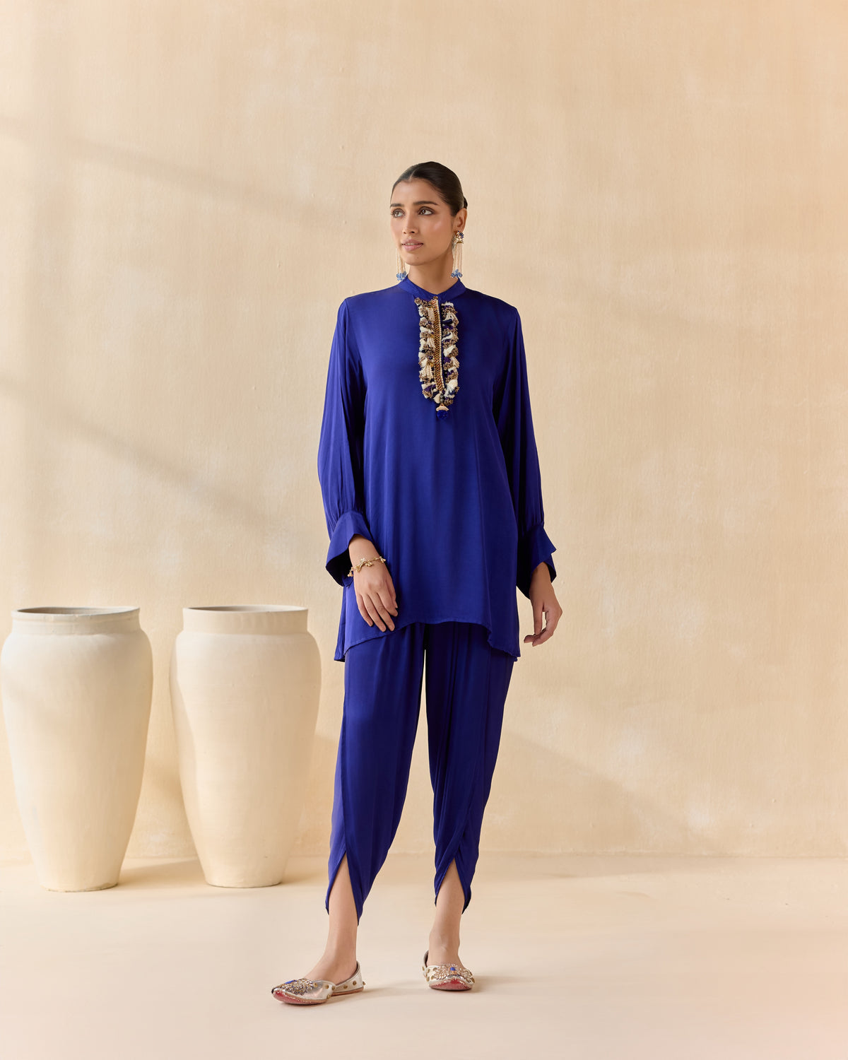 neelvastra co ord set - front view