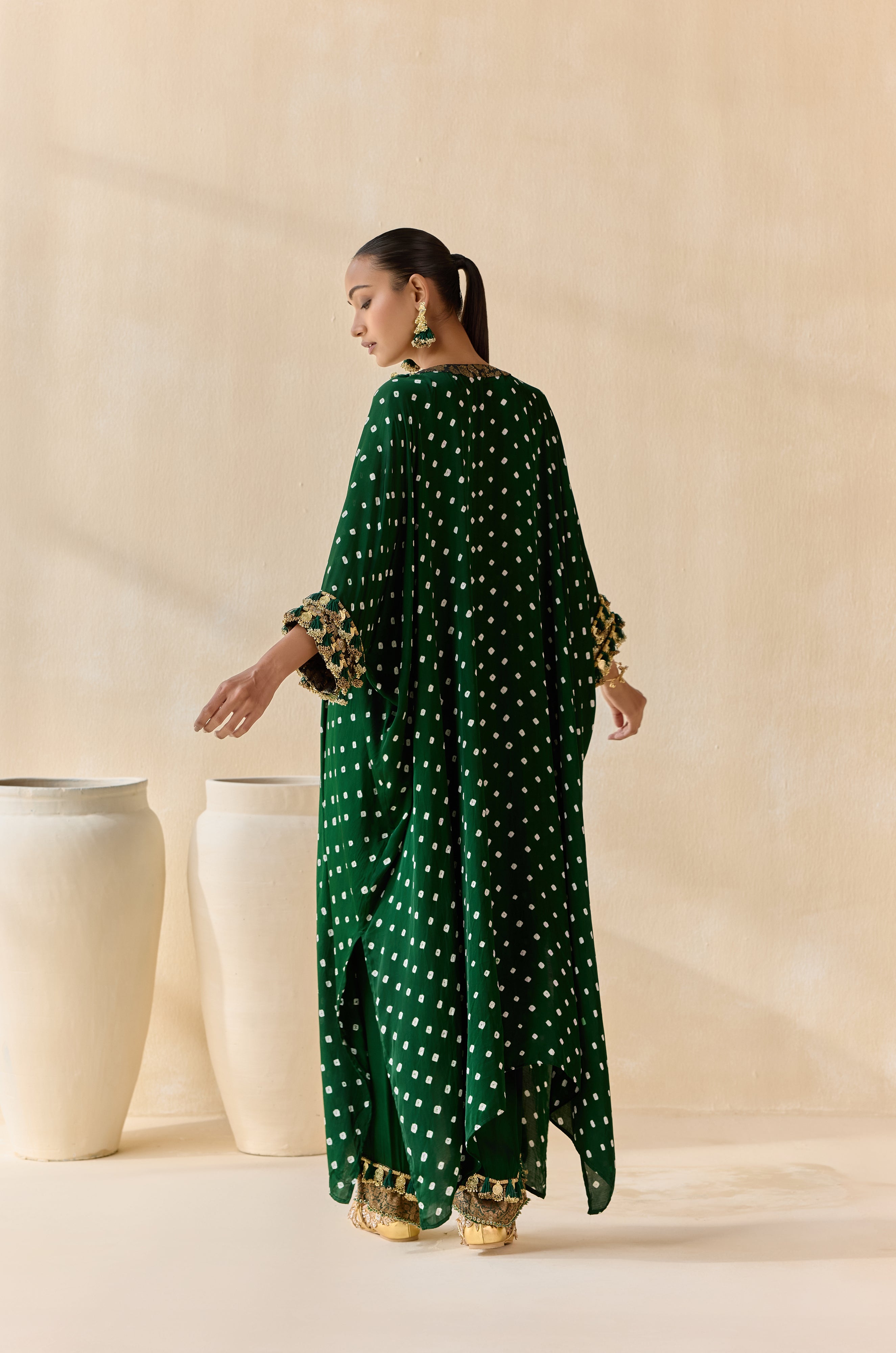 Daksha - Green (Kaftan)
