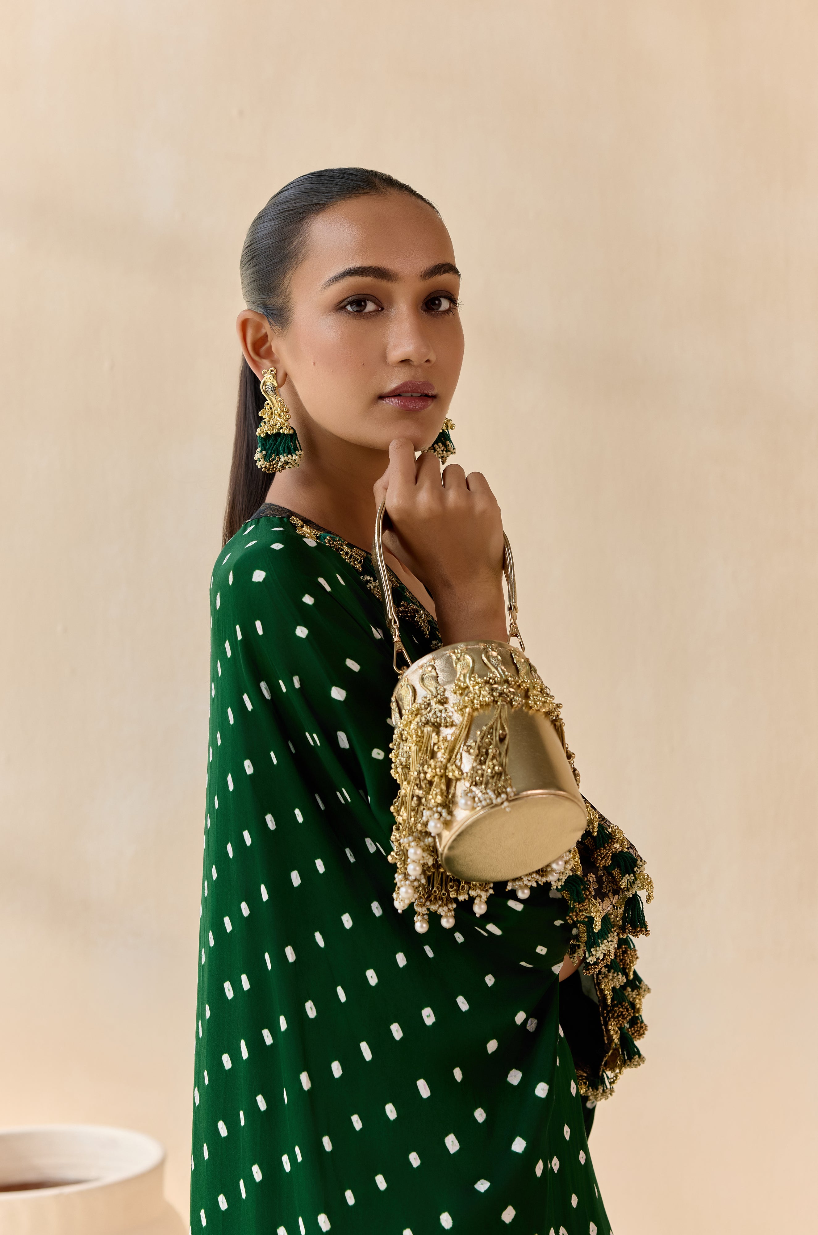 Daksha - Green (Kaftan)
