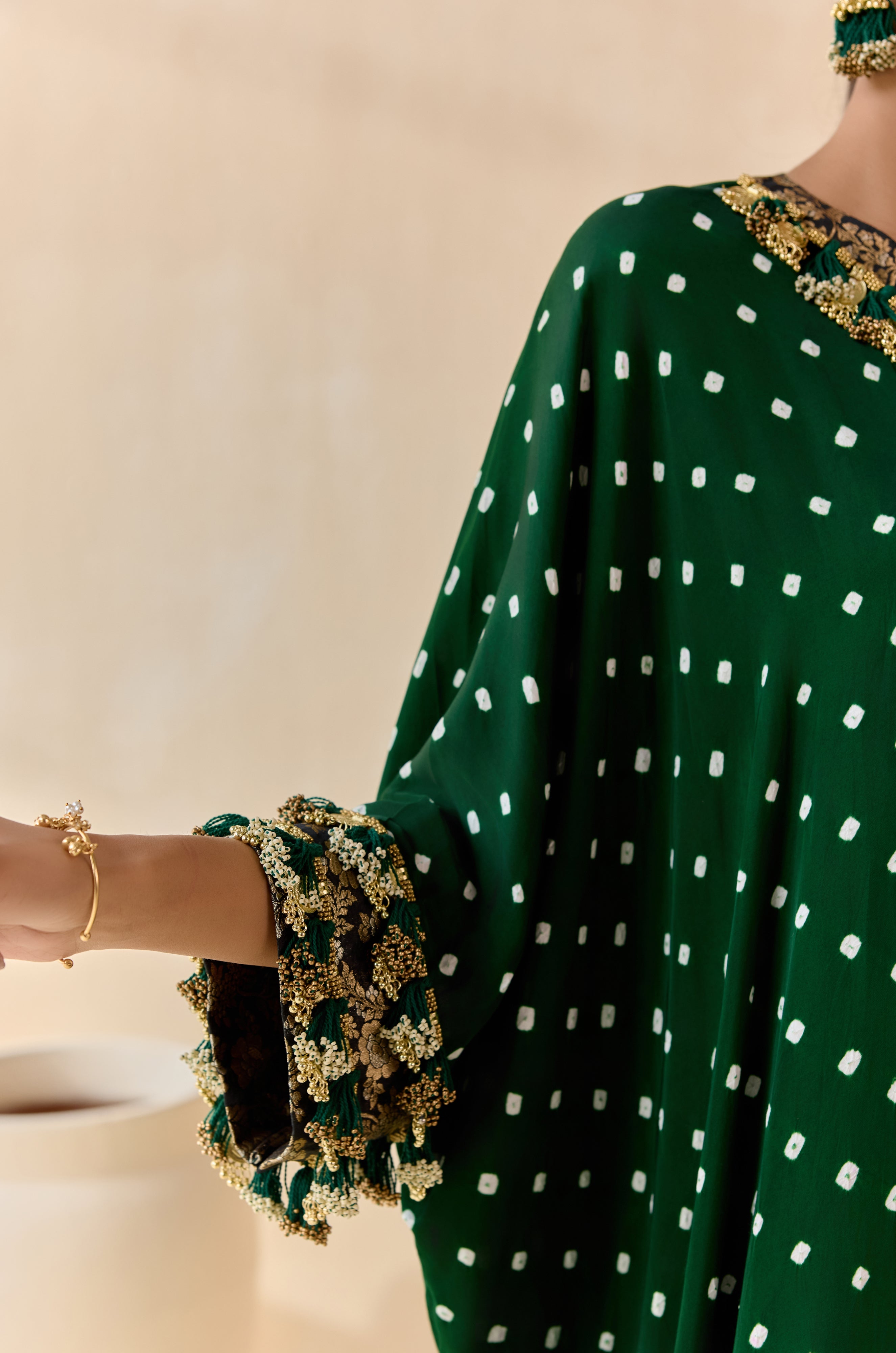Daksha - Green (Kaftan)