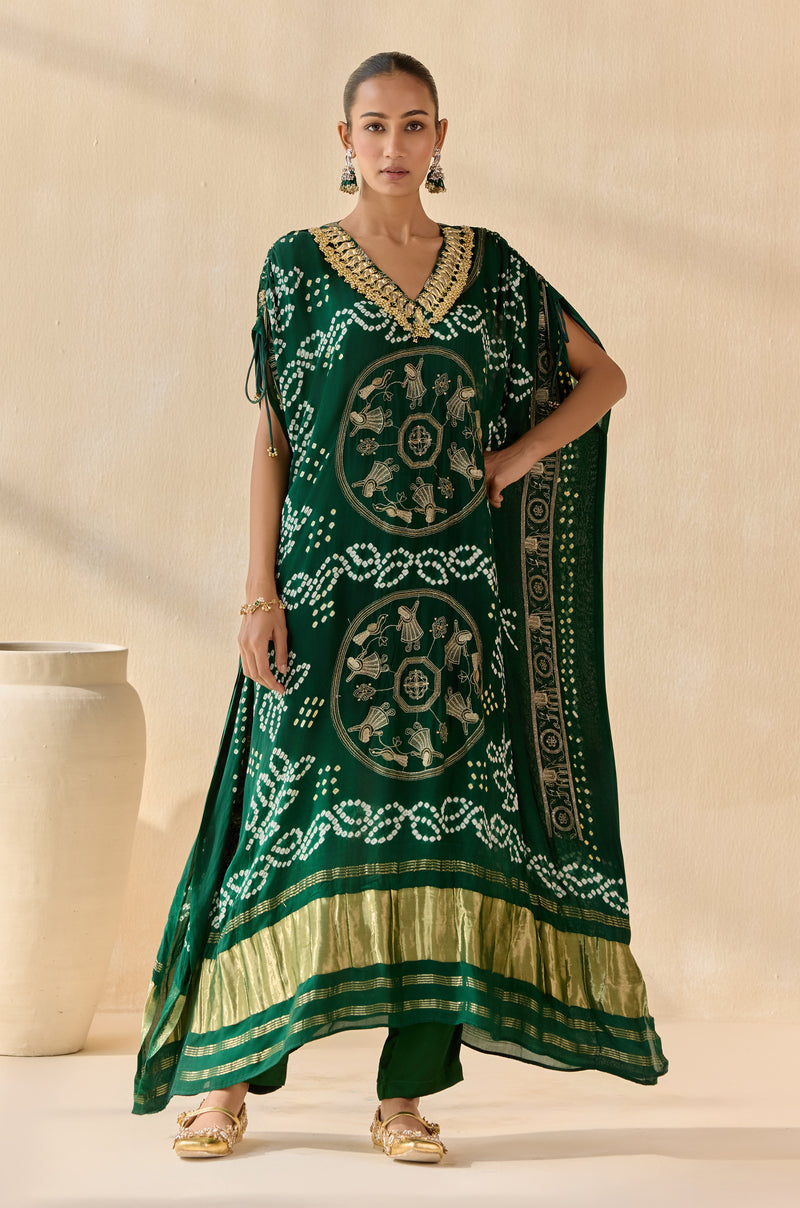 Rasika Green (Kaftan)