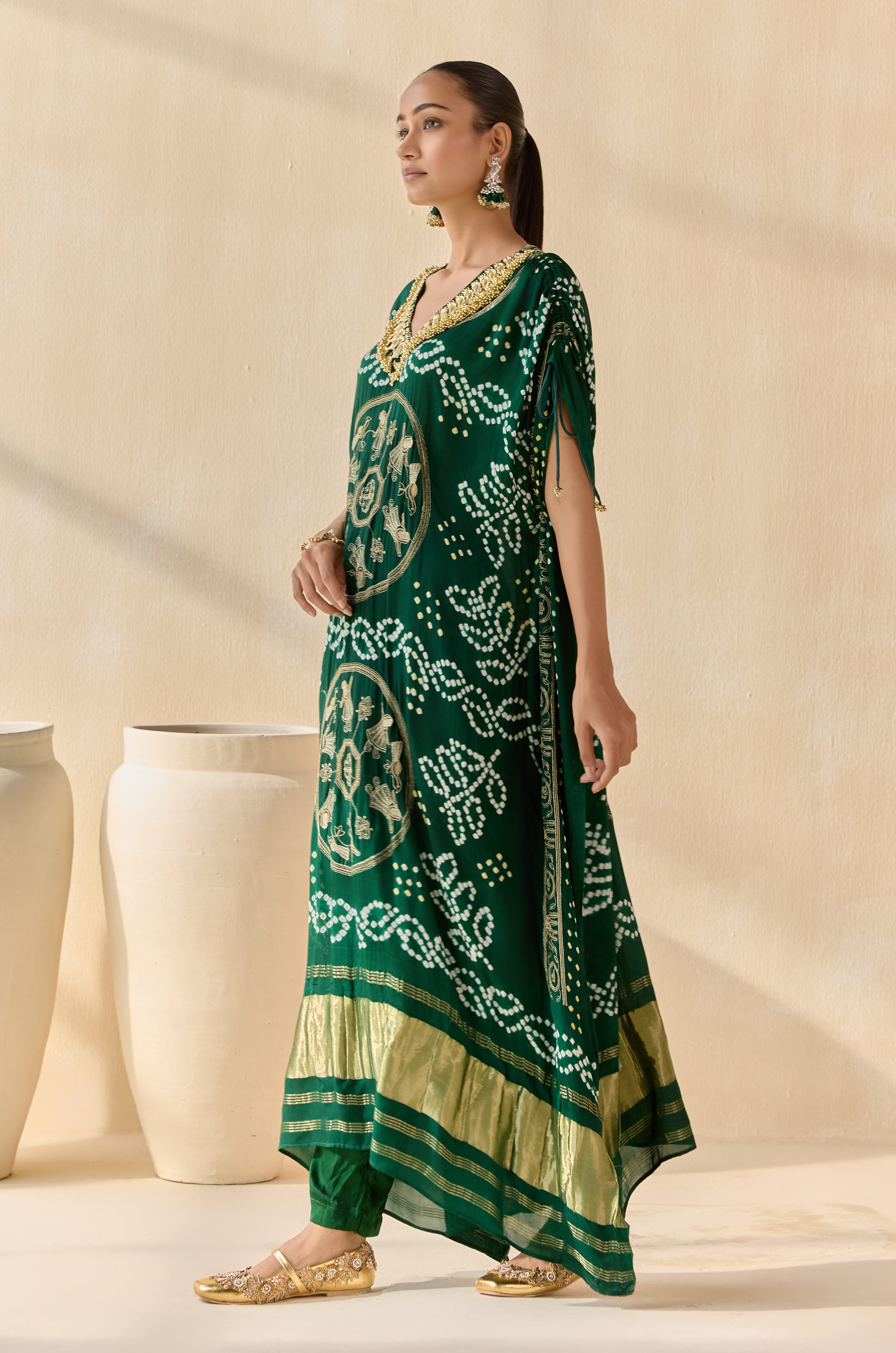 Rasika Green (Kaftan)