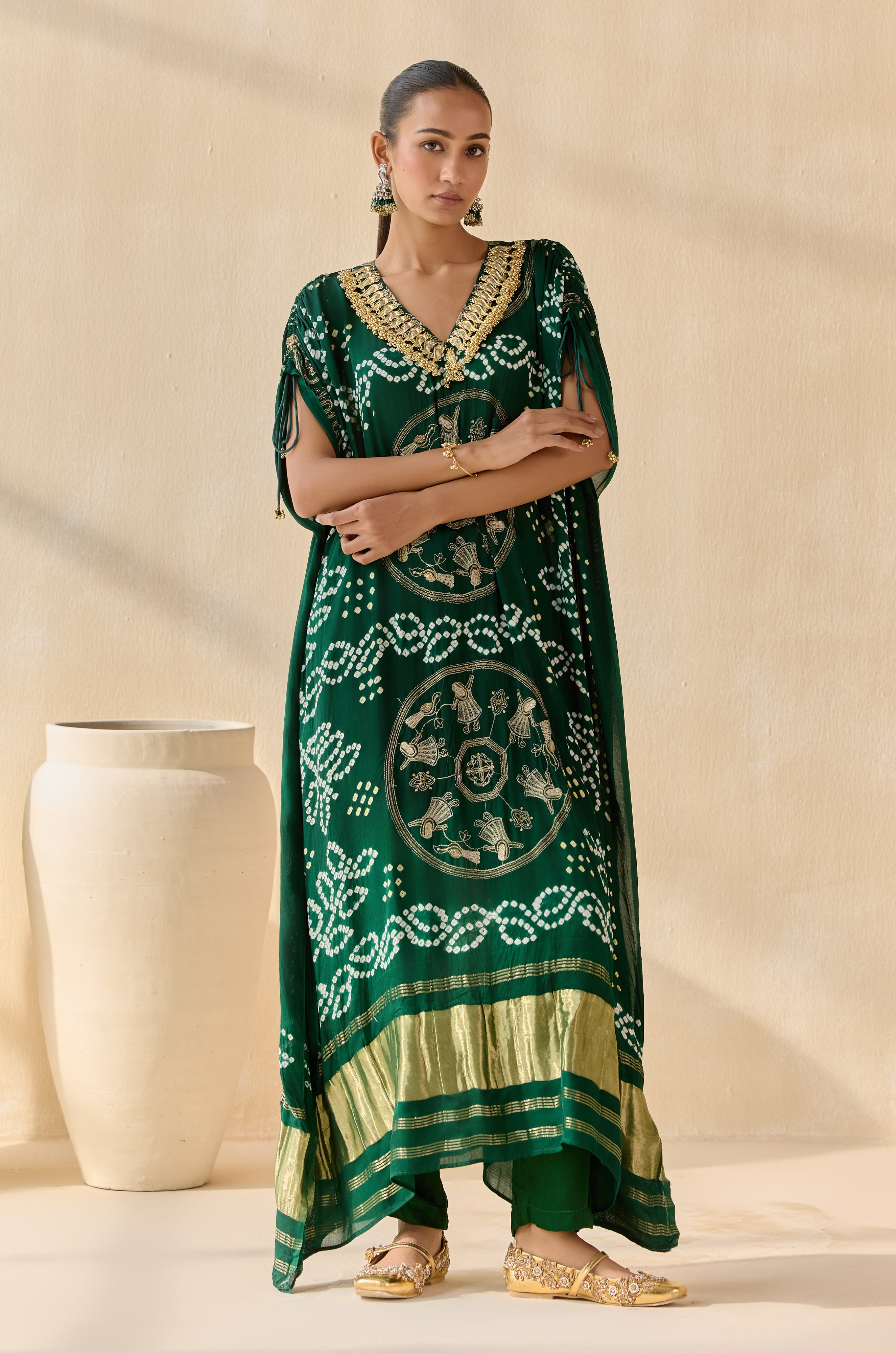 Rasika Green (Kaftan)