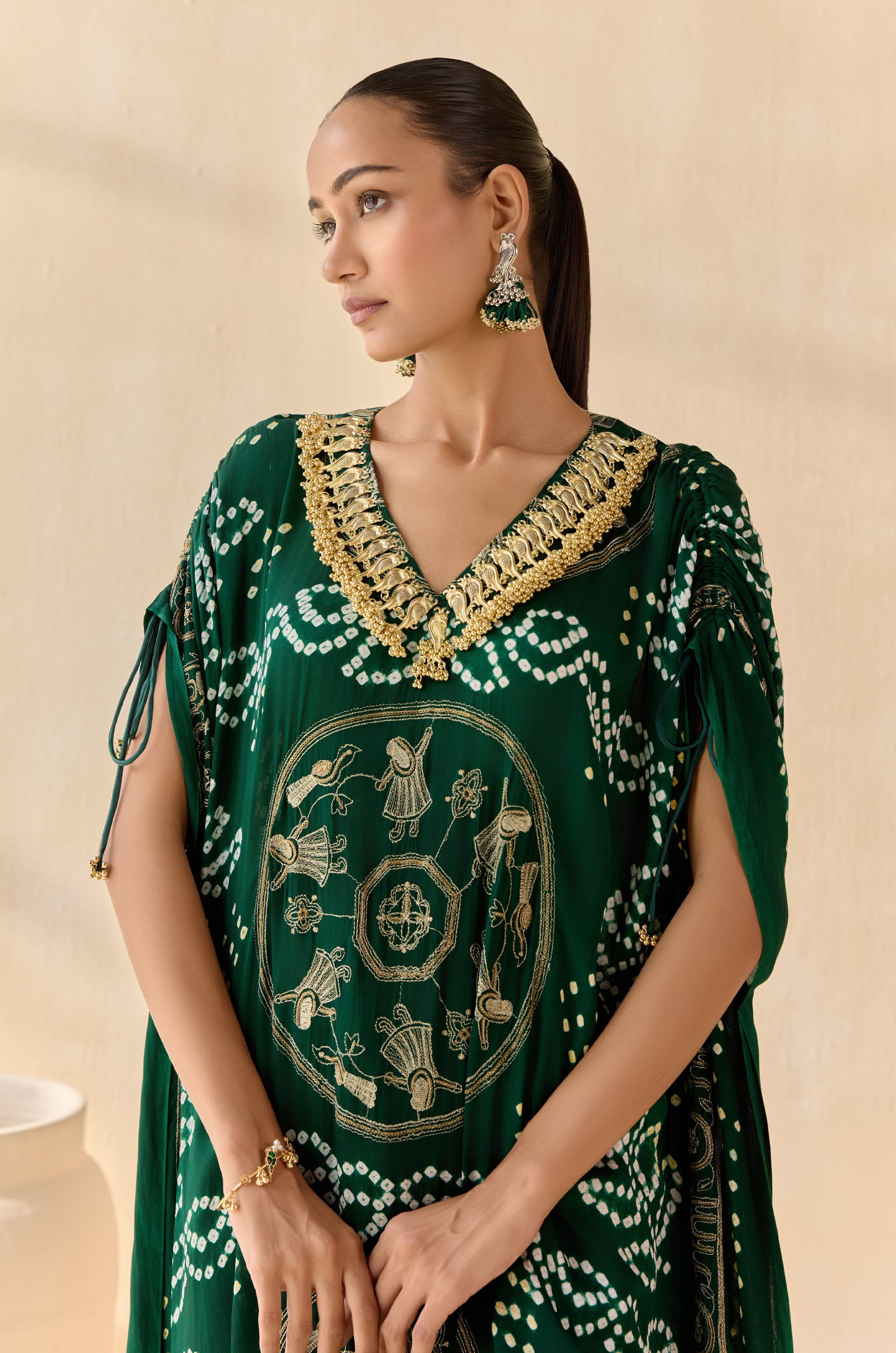 Rasika Green (Kaftan)