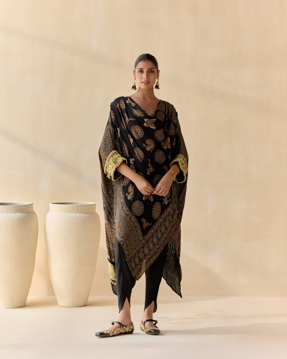 kashmira kaftan set - front view