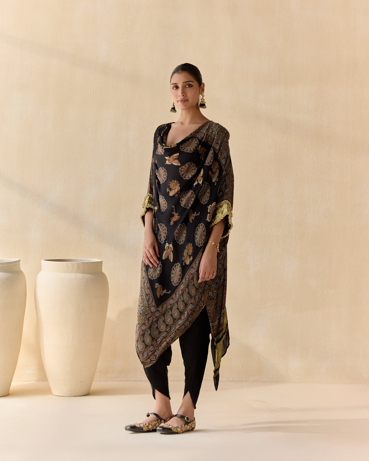 kashmira kaftan set - side view