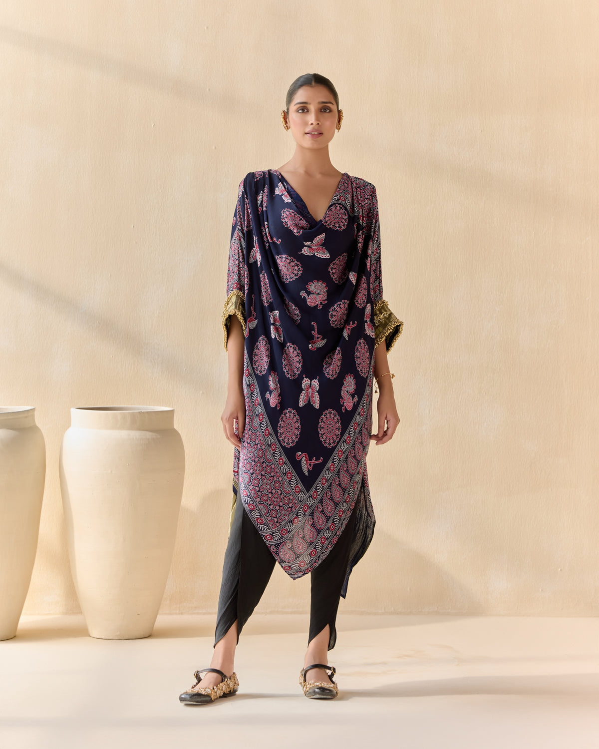 aanchalika kaftan set - side view