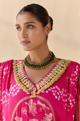 Rasika Pink Kaftan