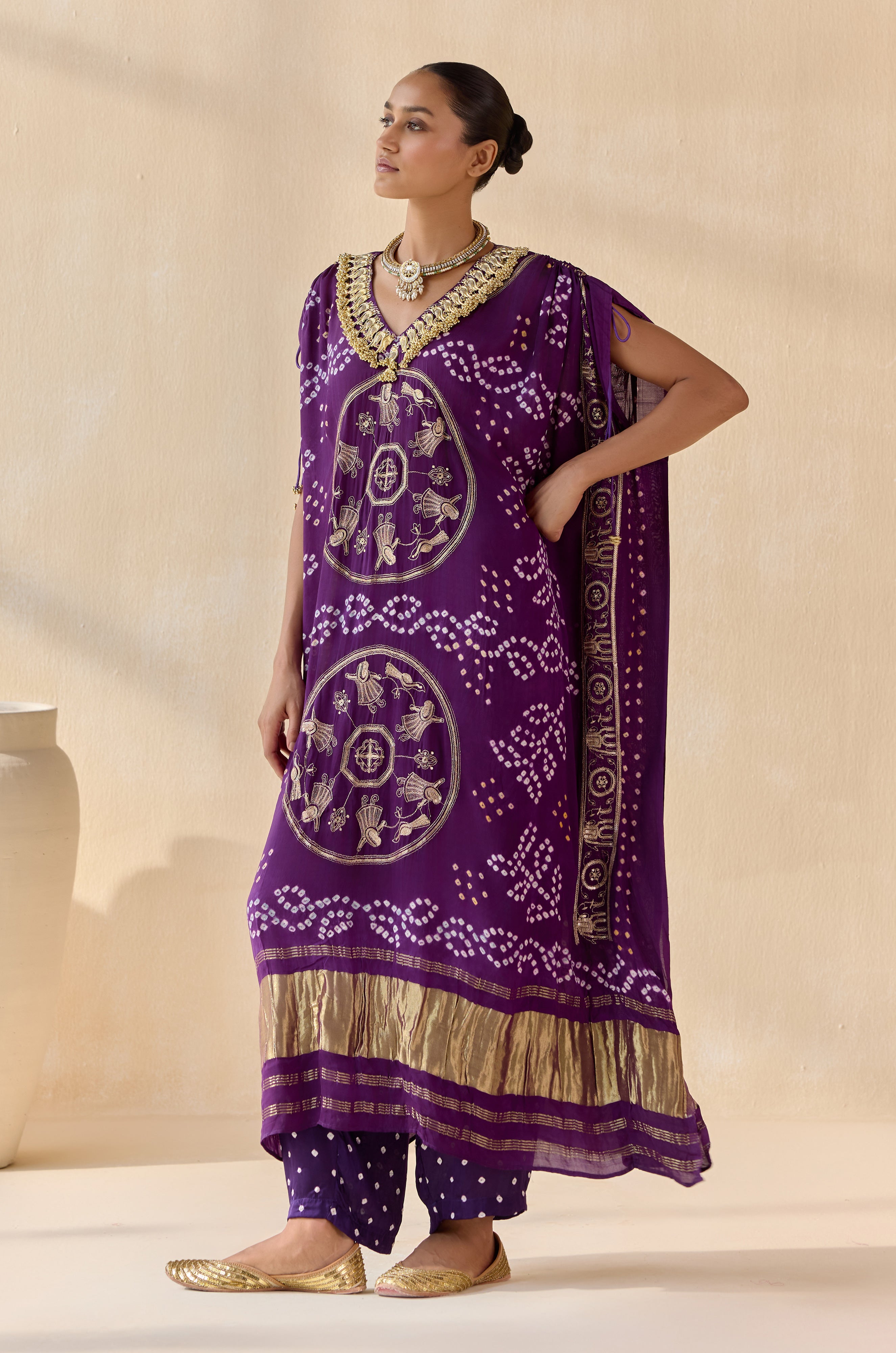 Neelima Plum Kaftan