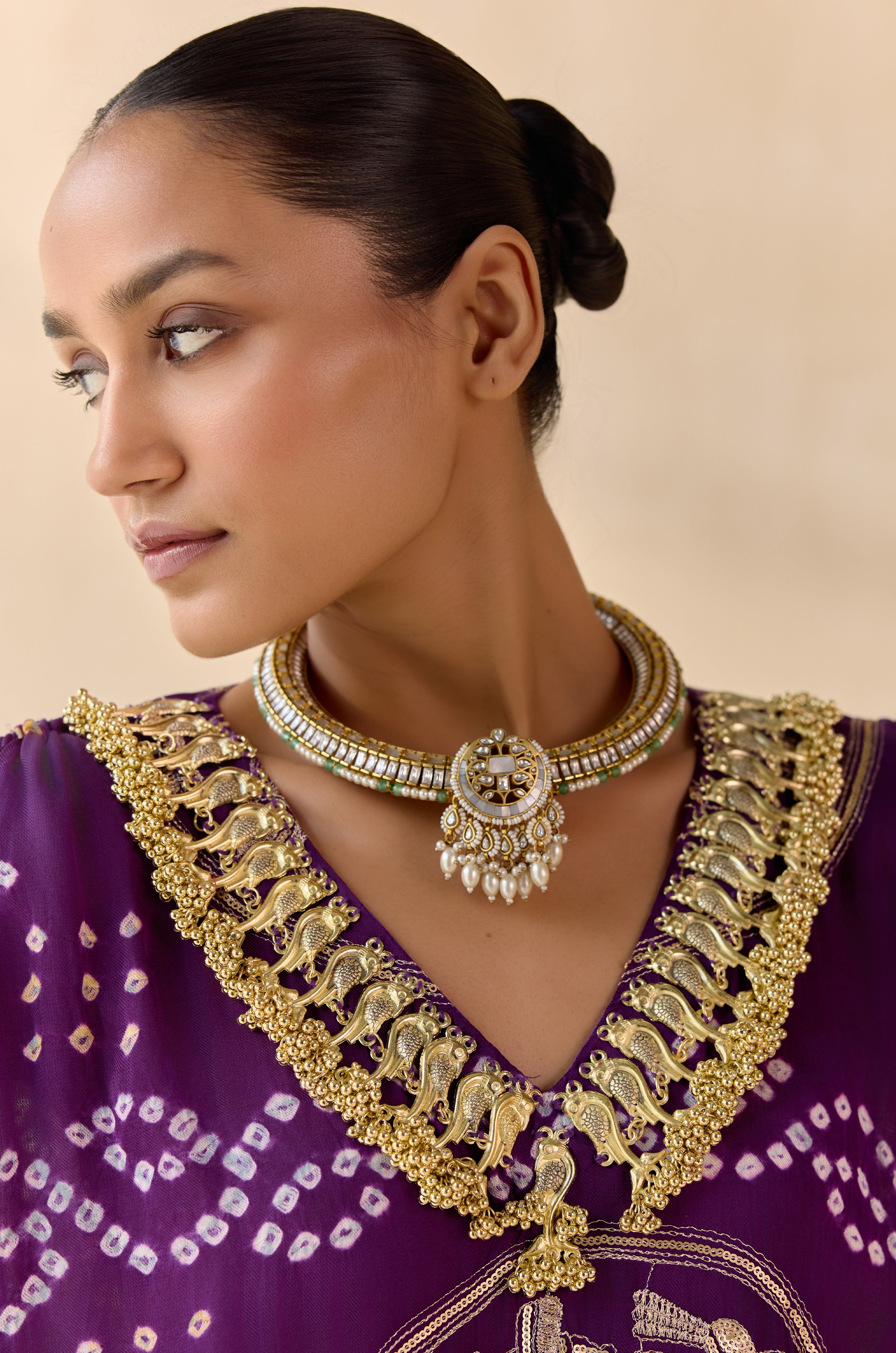 Rasika purple (Kaftan)