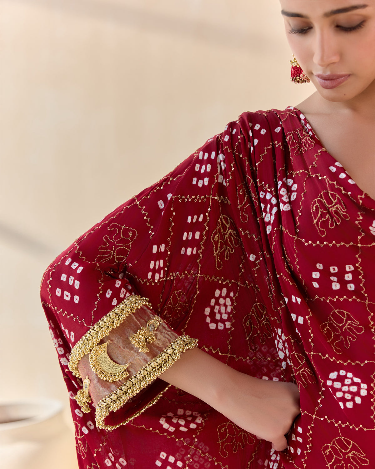 abeer kaftan set - detail view 4