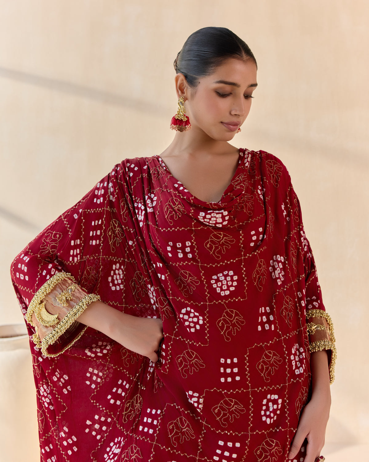 abeer kaftan set - detail view 5