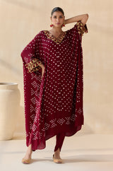 Daksha - Maroon (Kaftan)