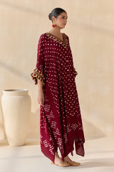 Daksha - Maroon (Kaftan)