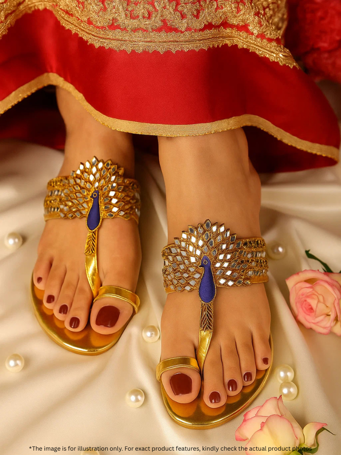 Astraia Peacock (Kolhapuri Heel)