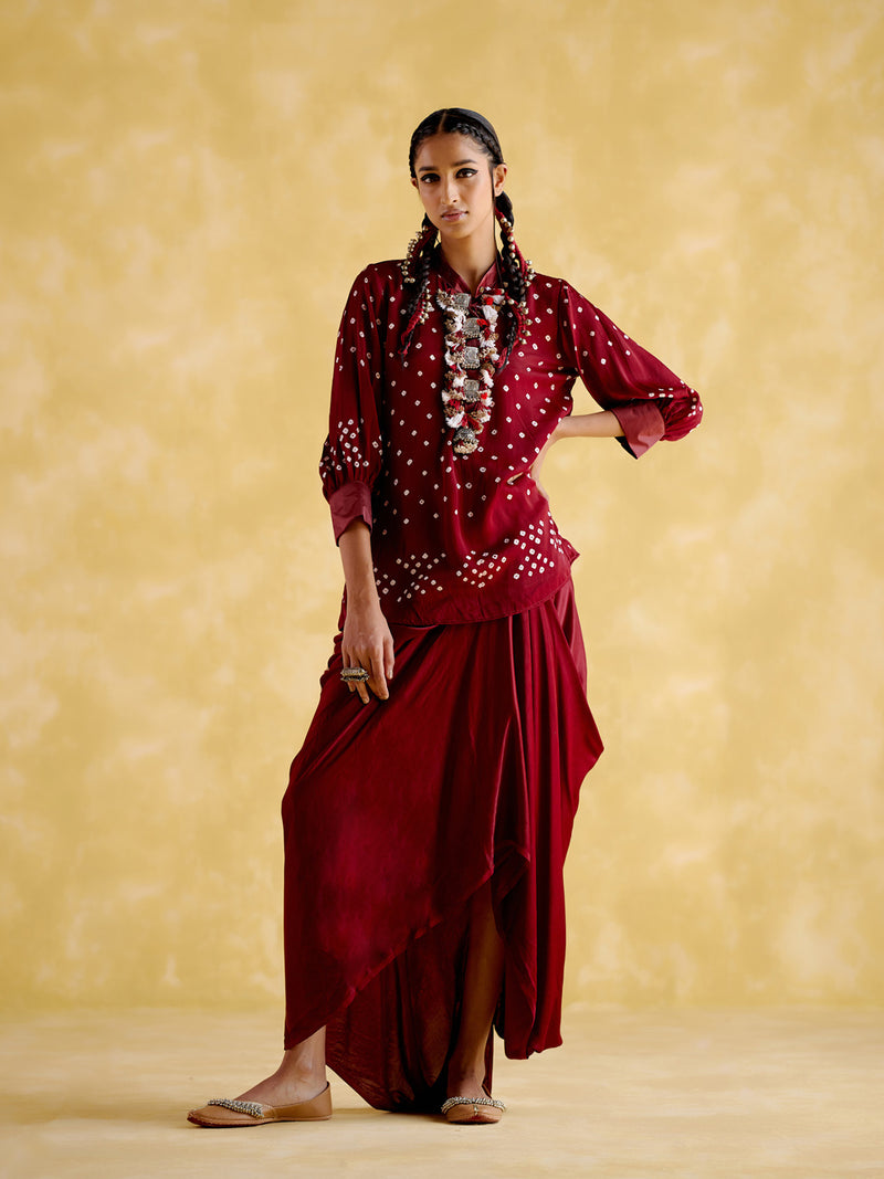 Dalia Maroon Co Ords