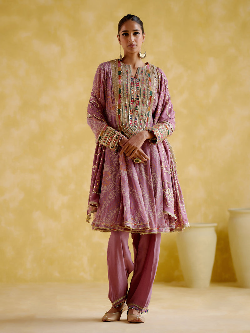 Dhriti Purple Kurti