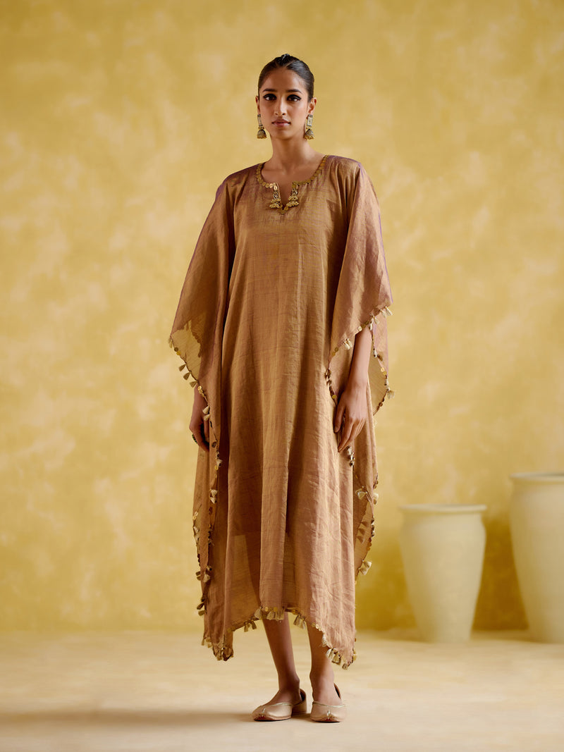 Ahana Gold Kaftan