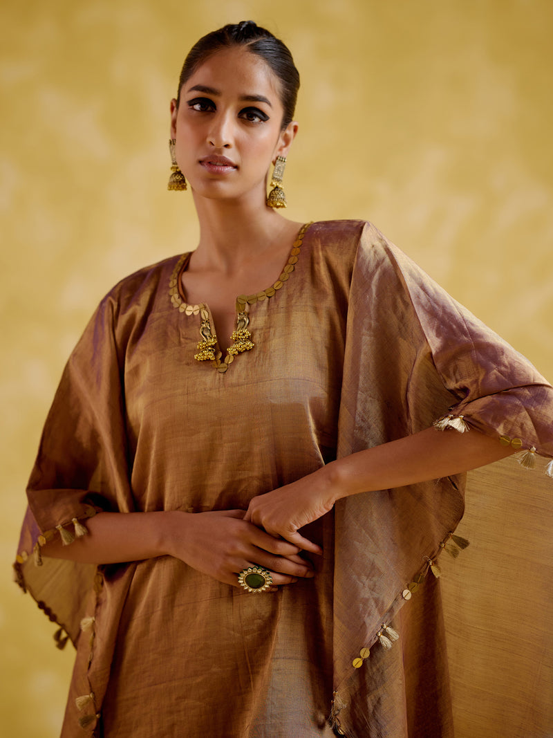 Ahana Gold Kaftan