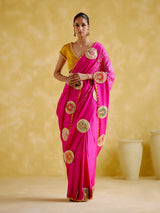 Dityaa Pink Saree