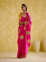 Dityaa Pink Saree