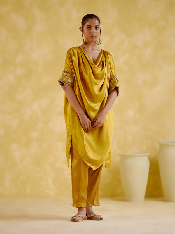 Nitara Mustard Kaftan