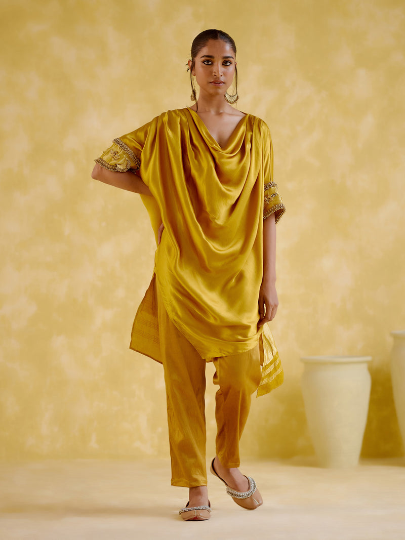 Nitara Mustard Kaftan