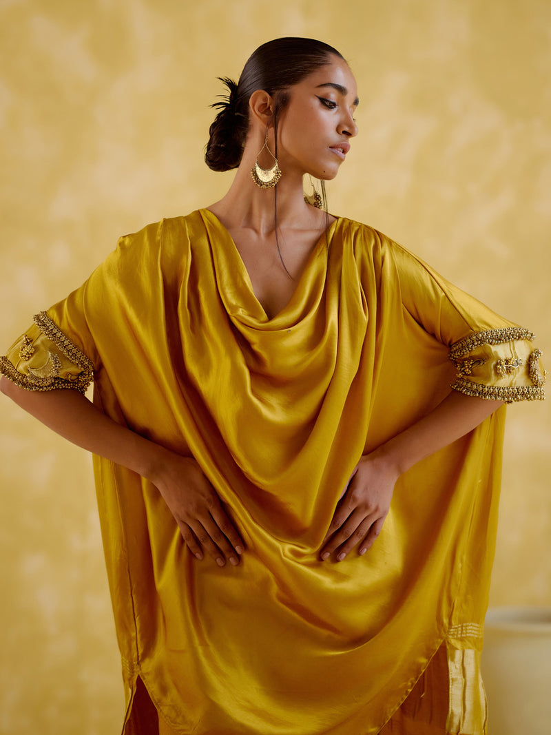 Nitara Mustard Kaftan