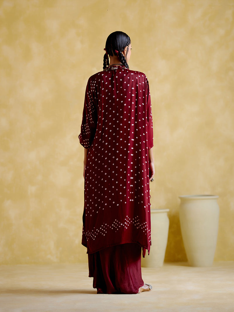 Malini Maroon (Bandhini)