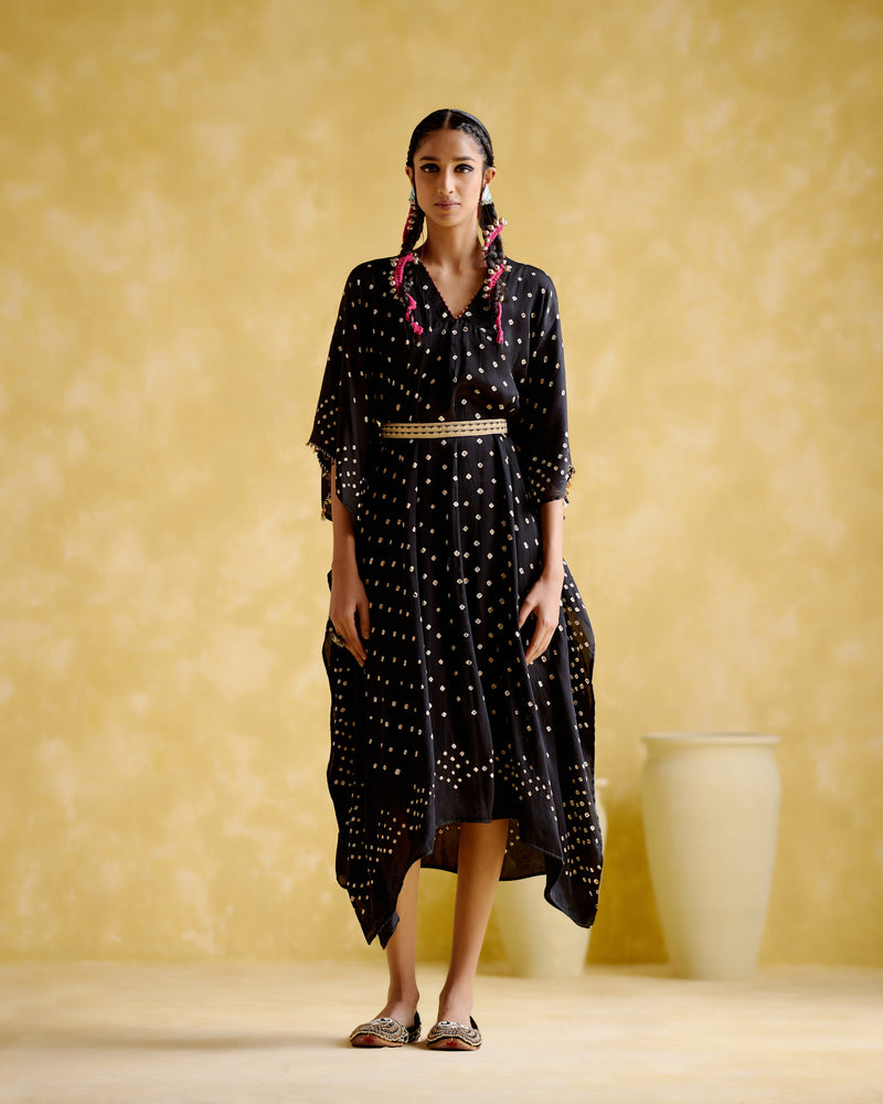 Annika Black (Bandhini Kaftan)