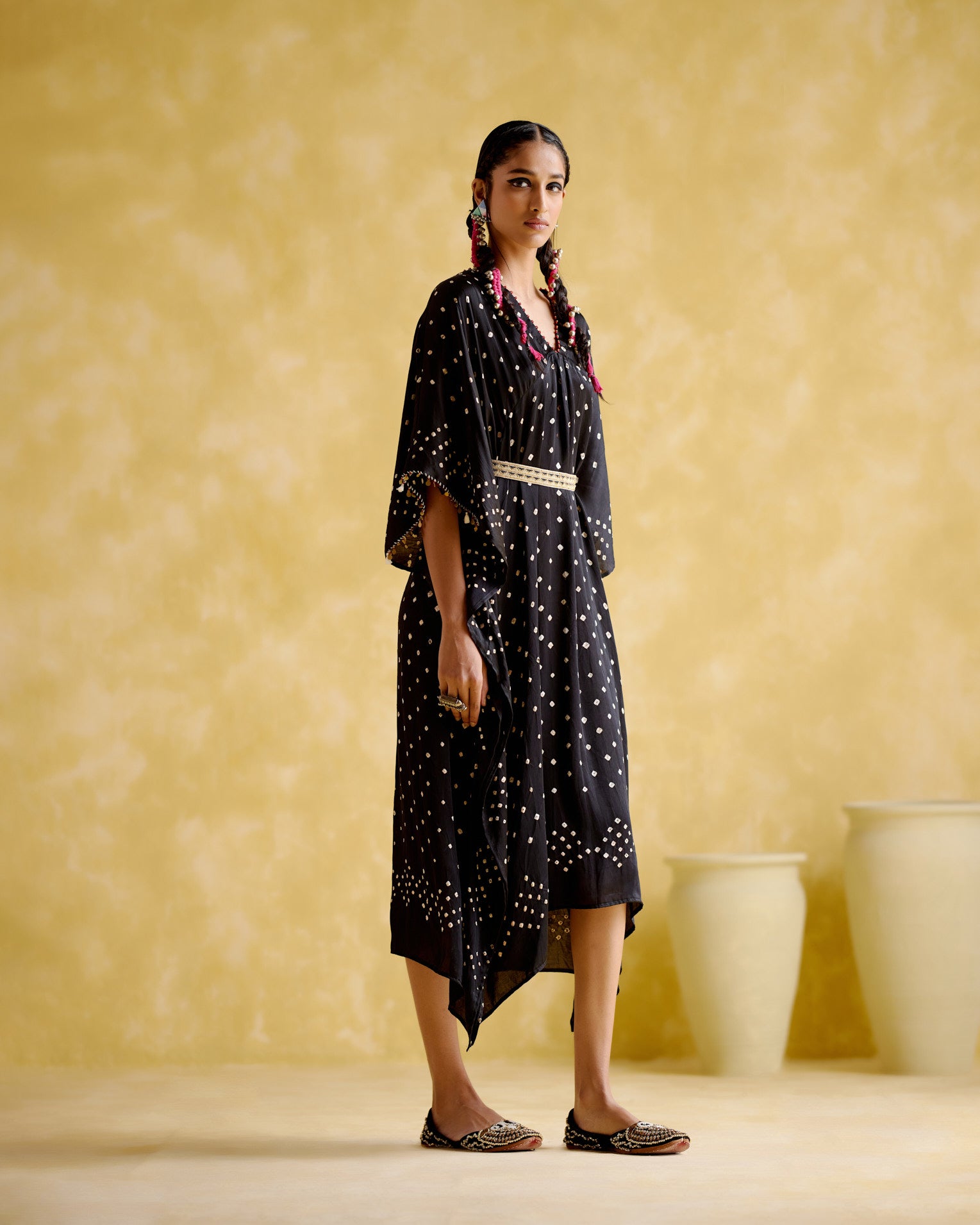 Annika - black bandhini - 5elements