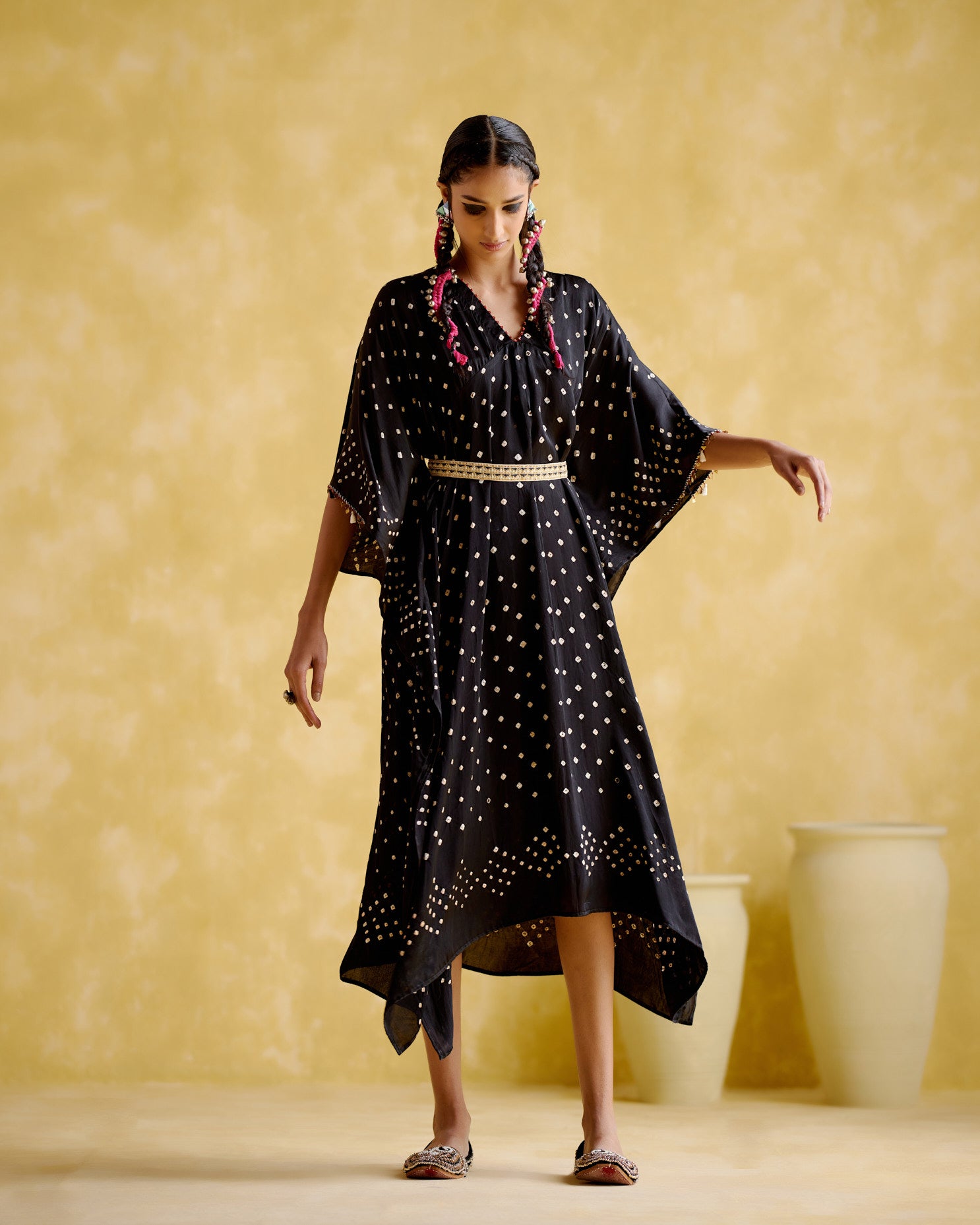 Annika - black bandhini - 5elements