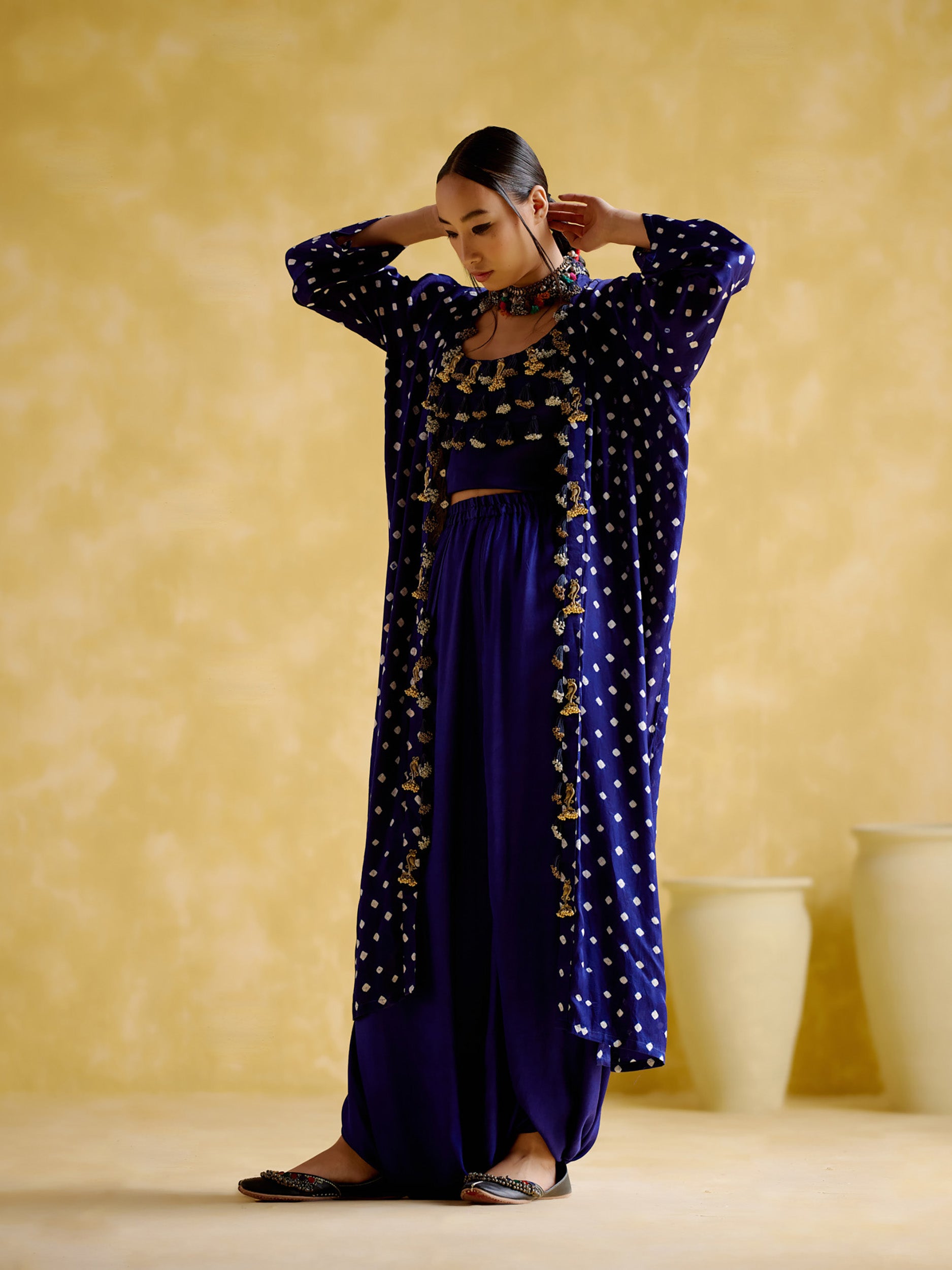 Malini Blue (Bandhini)