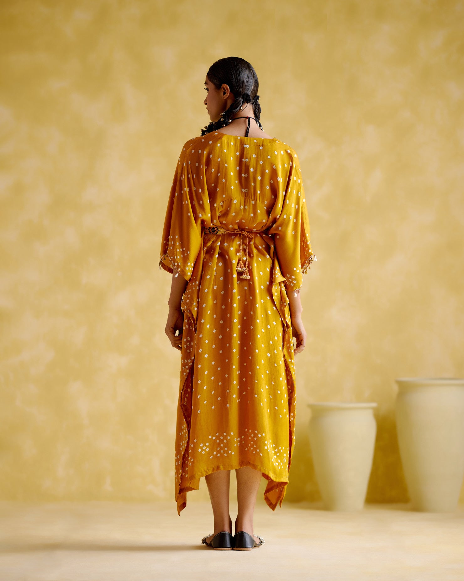 Annika - mustard bandhini - 5elements