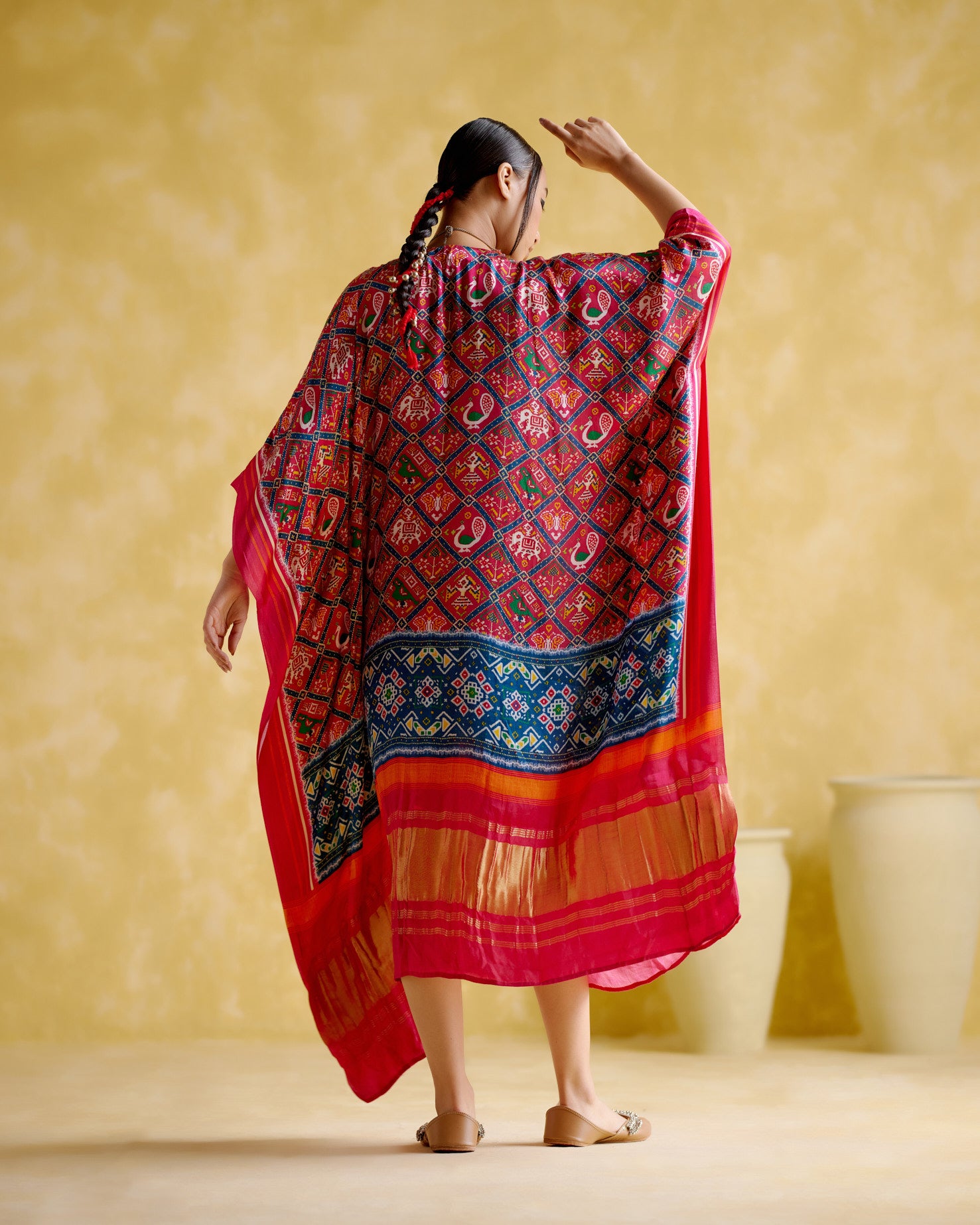 Advaita- Fushia Kaftan - 5elements