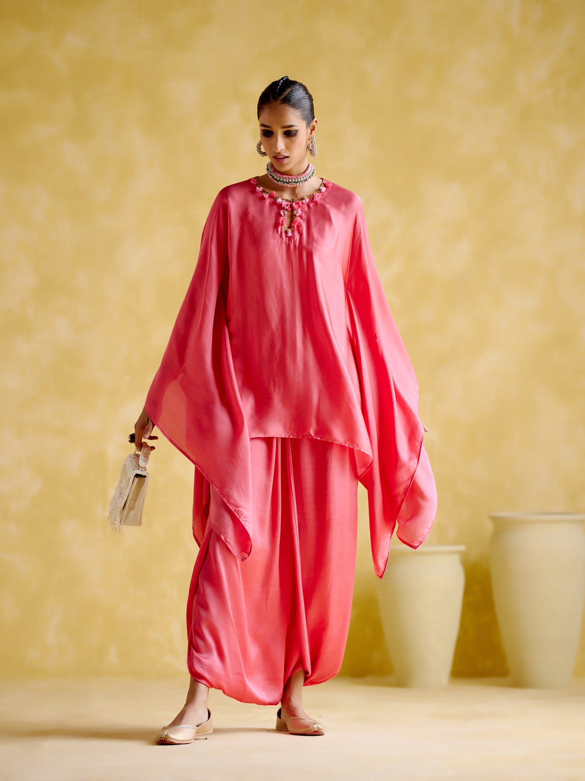 Arundhati Pink (Kaftan Set)