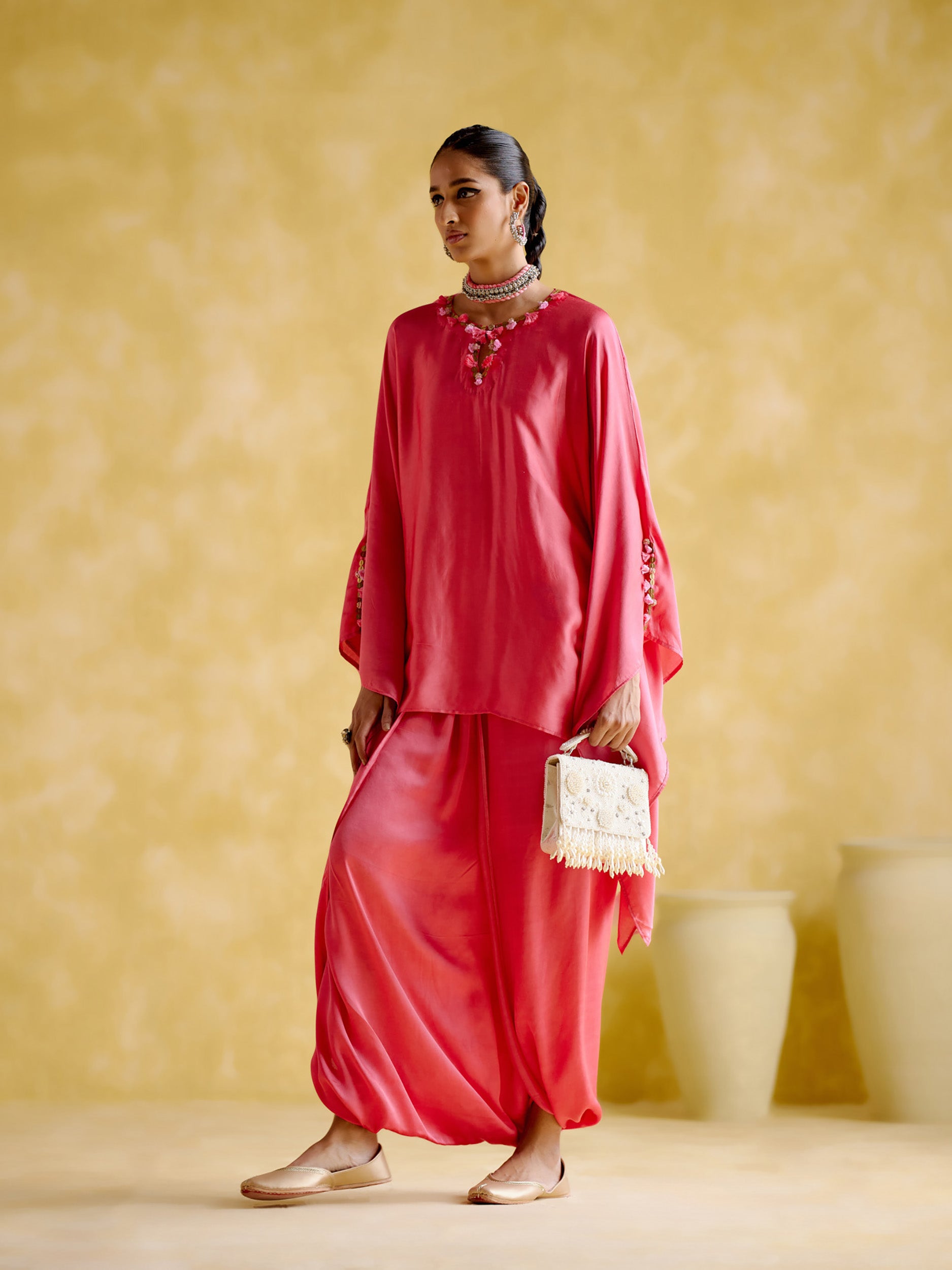 Arundhati Pink (Kaftan Set)