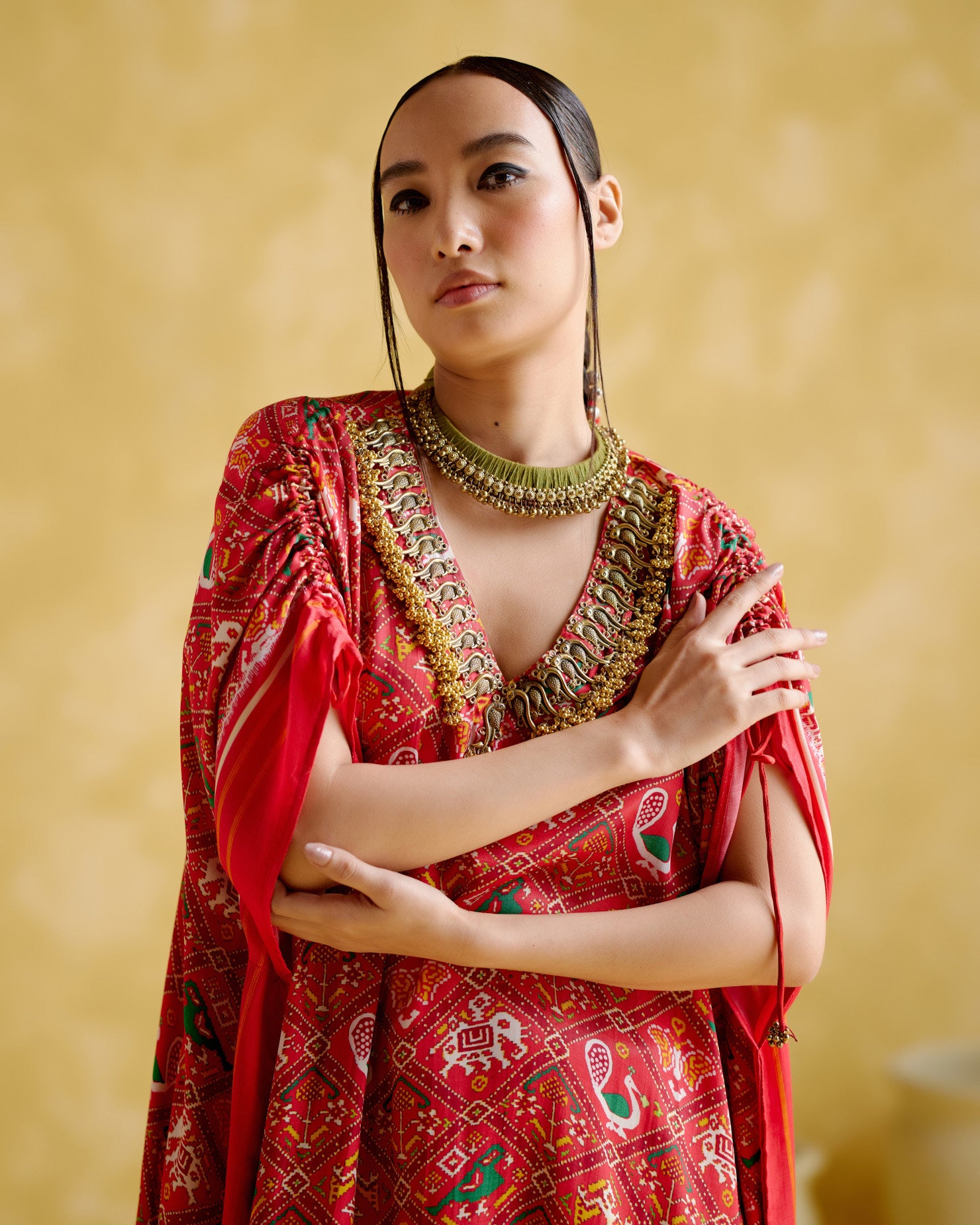 Advaita- Red Kaftan - 5elements