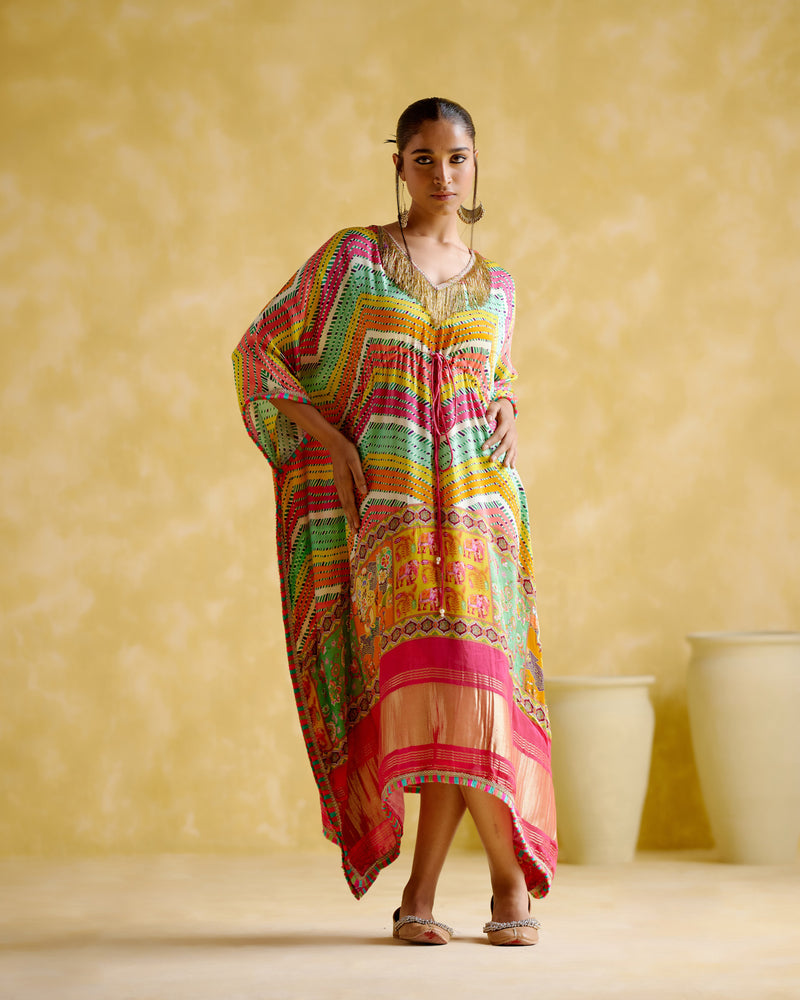 Ahilya Multi Color (Kaftan)
