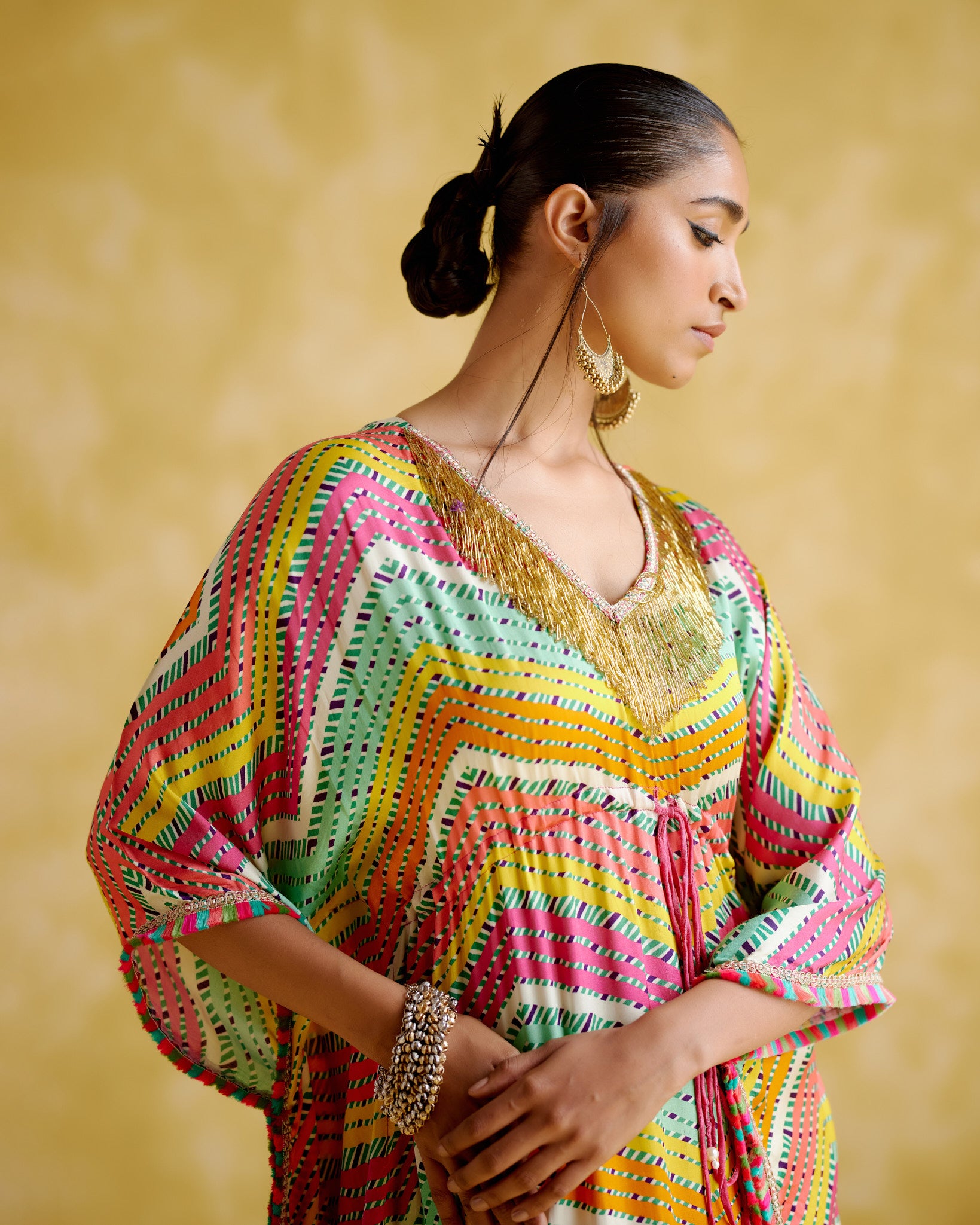Ahilya -Multi Color Kaftan - 5elements