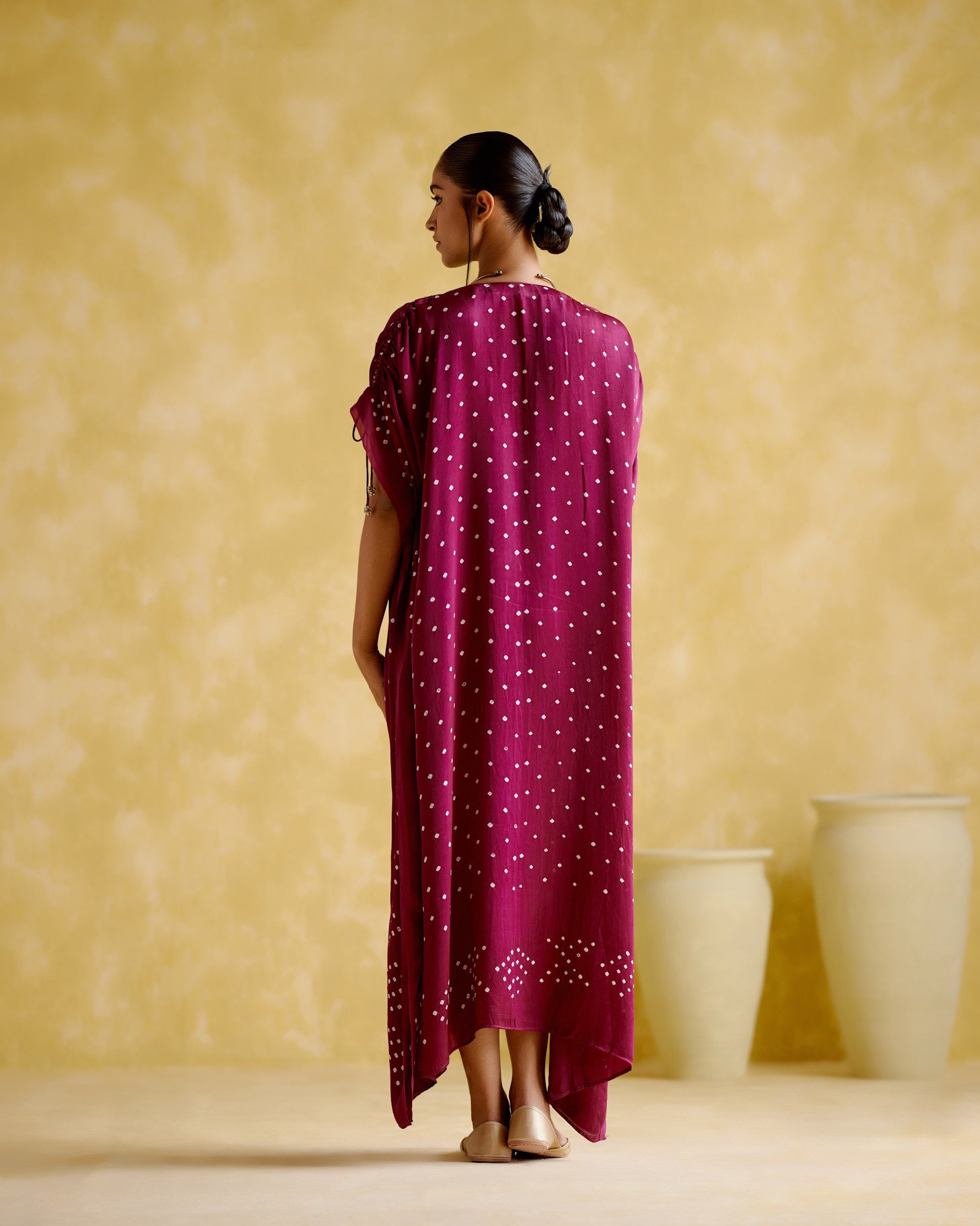 Dakshayani -Purple kaftan - 5elements