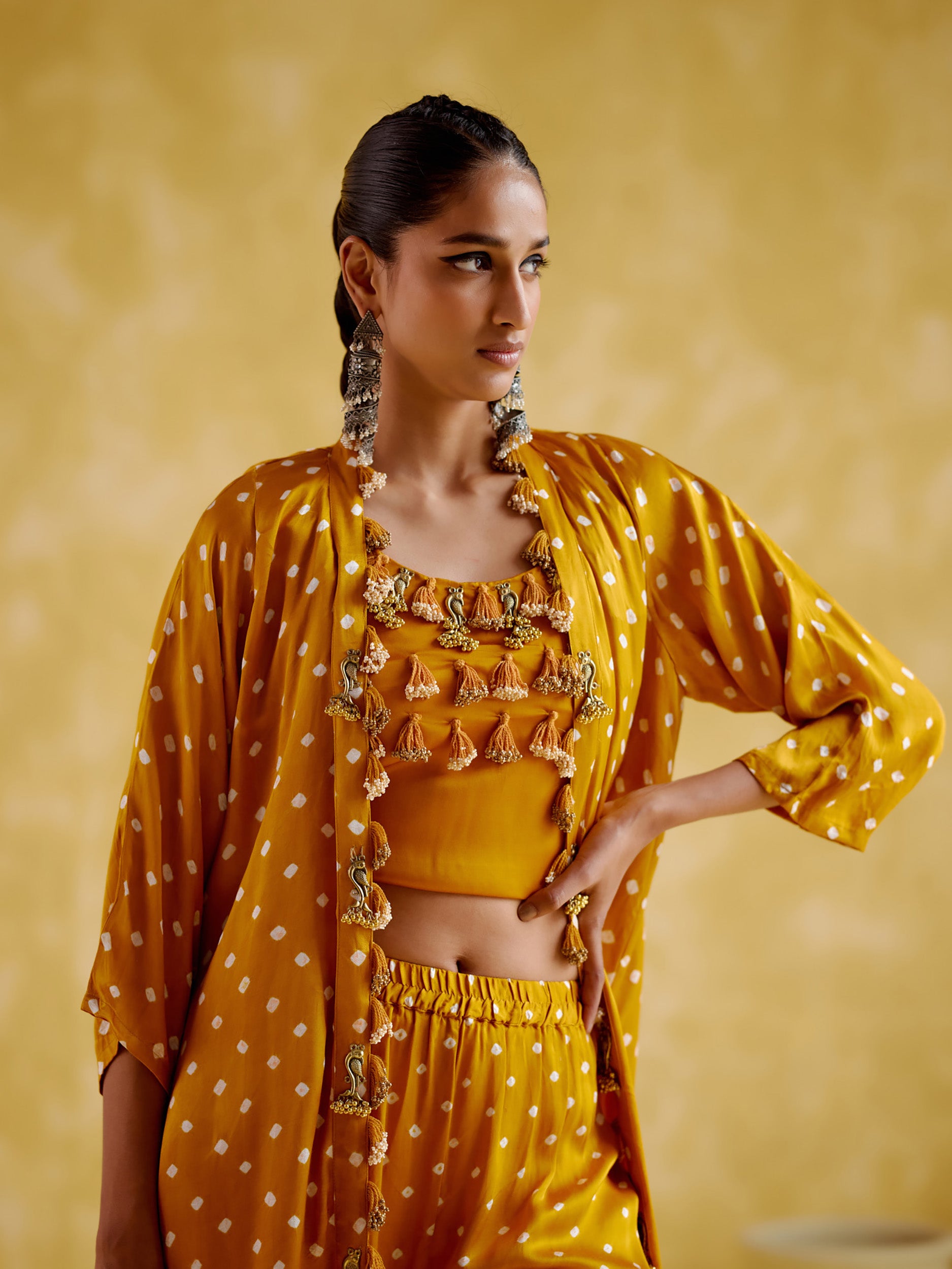 Malini Yellow (Bandhini)