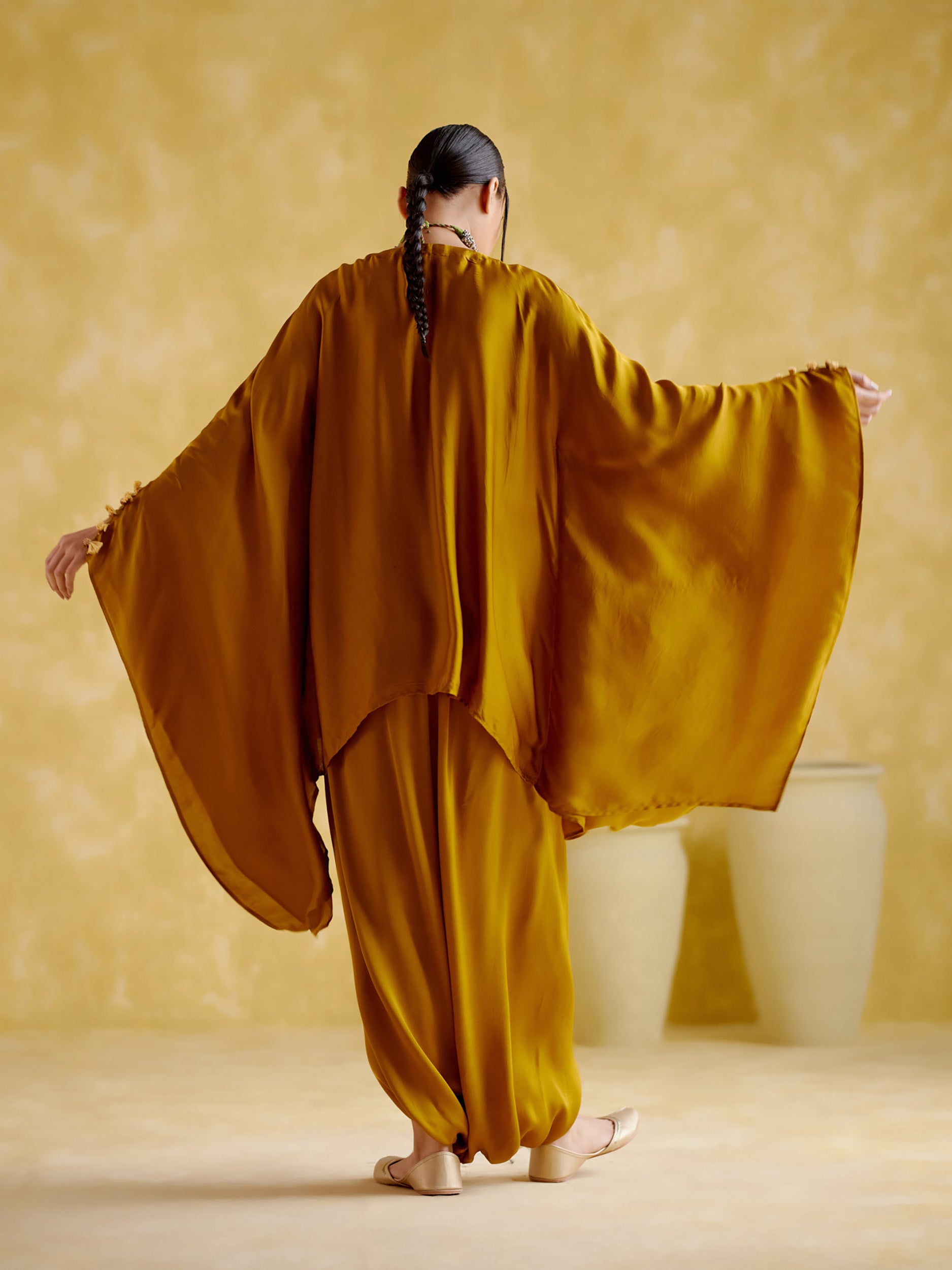 Arundhati Mustard (Kaftan Set)
