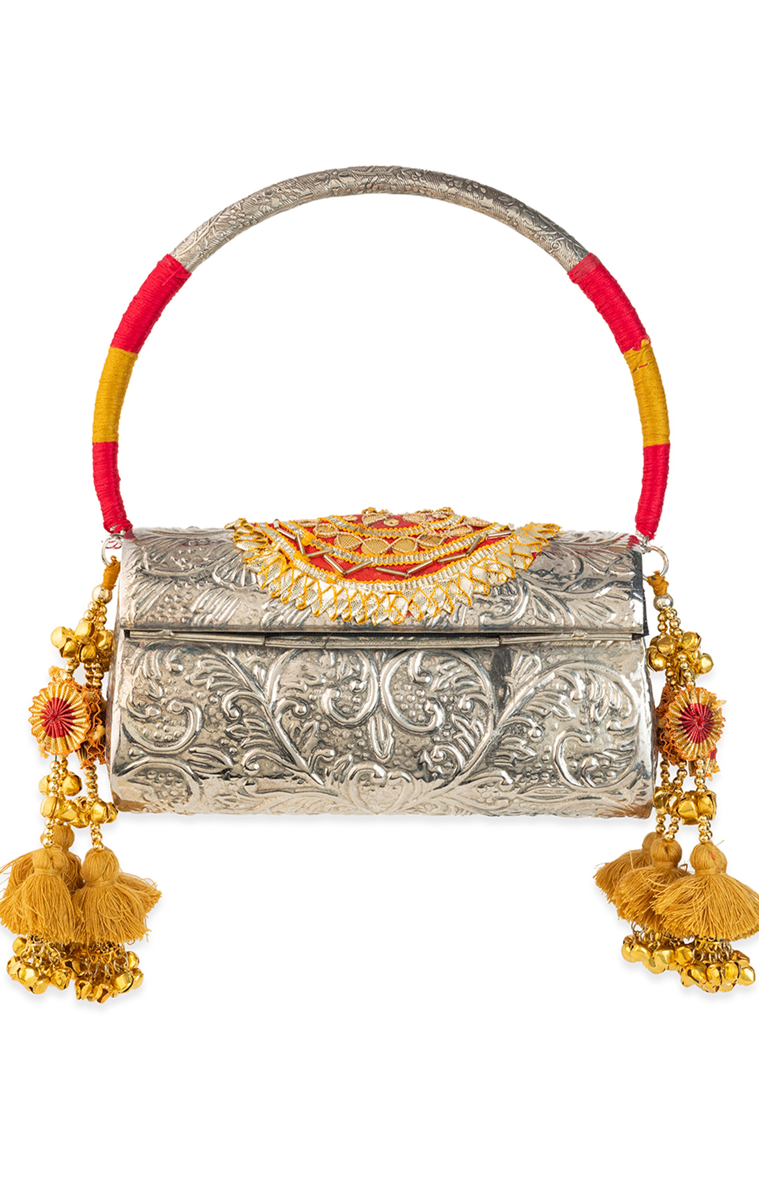 Tanvika Silver Handbag