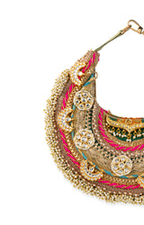 Pranika Gold Handbag