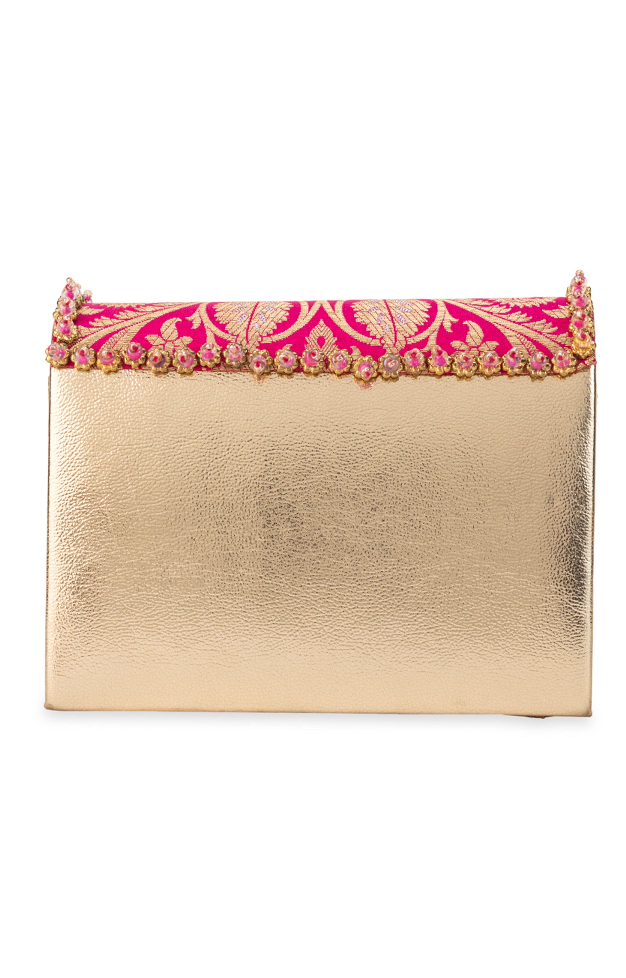 Vanika  Pink Handbag