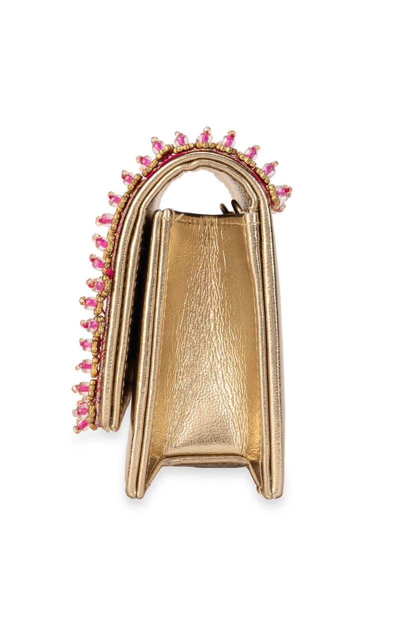 Vanika  Pink Handbag