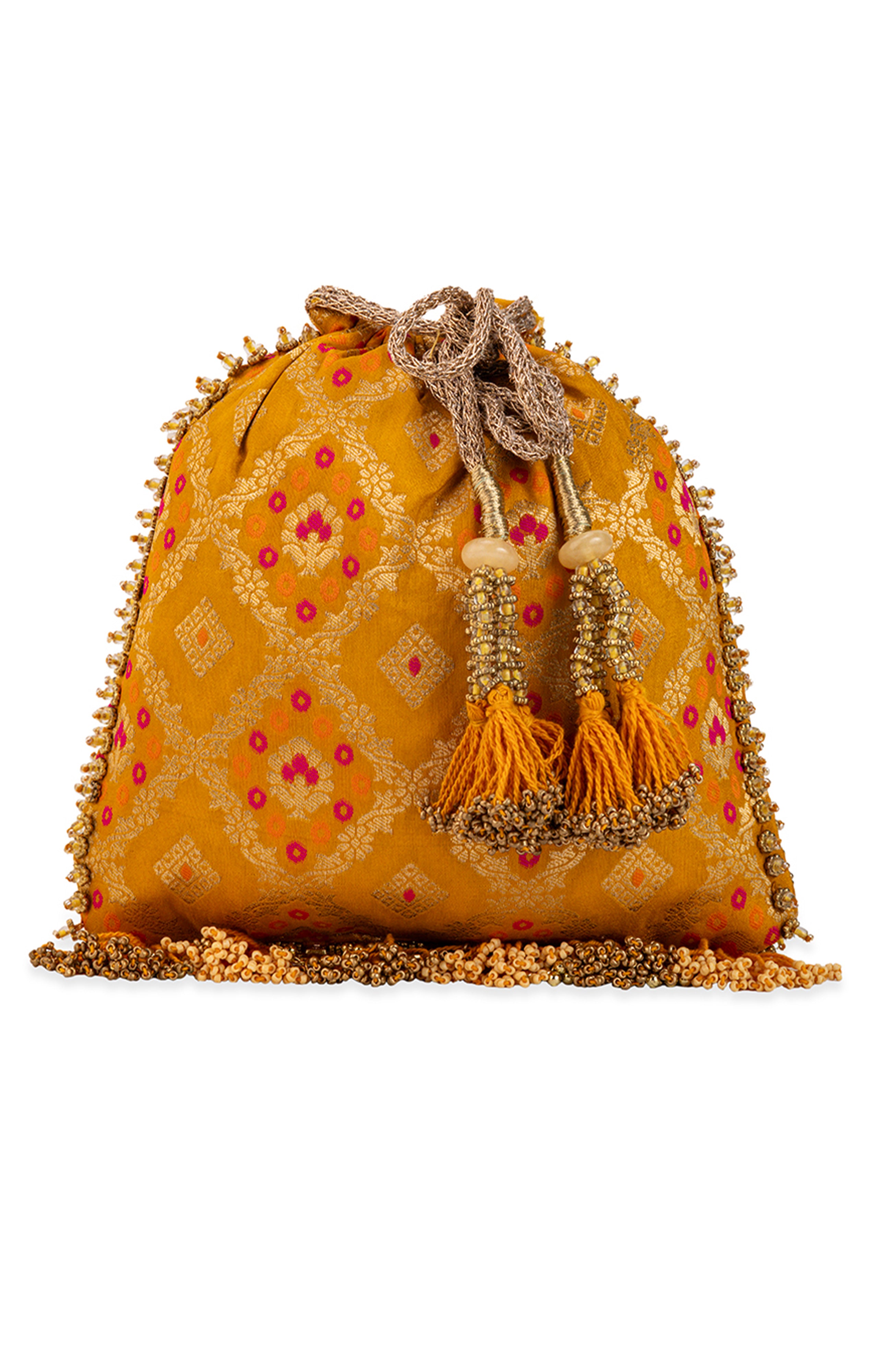 Sharvitha Yellow (Potli)